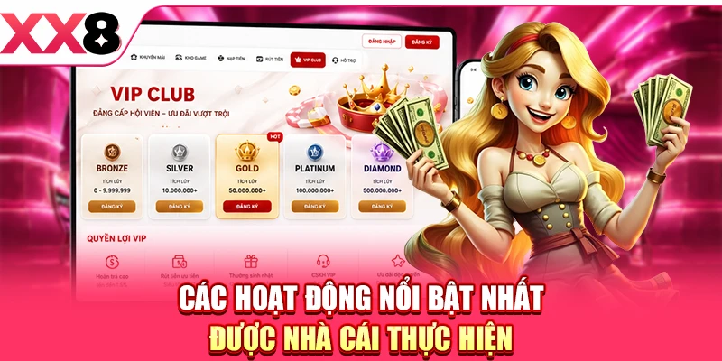 XX8 Hoạt Động Nổi Bật - Điểm Nhấn Ấn Tượng Tại Nền Tảng
