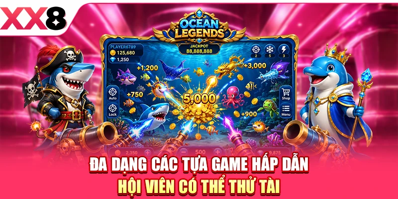 Bắn Cá XX8 - Chinh Phục Đại Dương, Rinh Quà Bất Tận