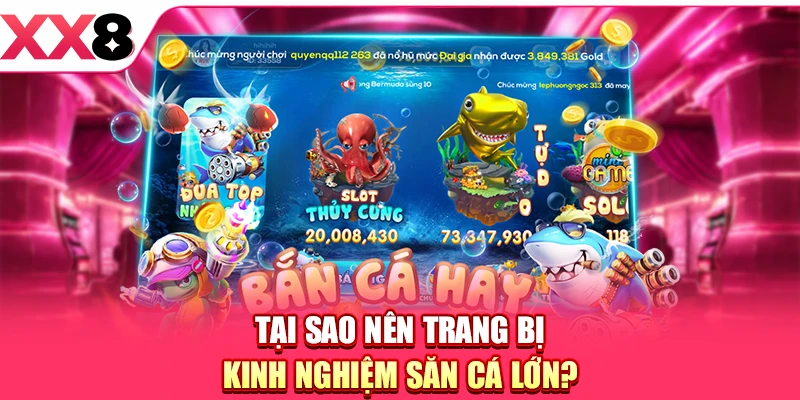 Kinh Nghiệm Săn Cá Lớn Gia Tăng Cơ Hội Trúng Thưởng